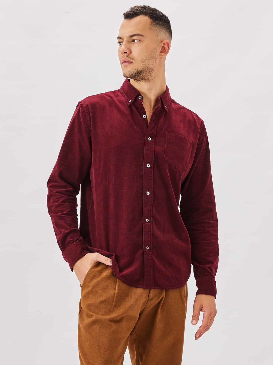 The Shirts 2-Pack | Ivory + Cabernet - Cordurry