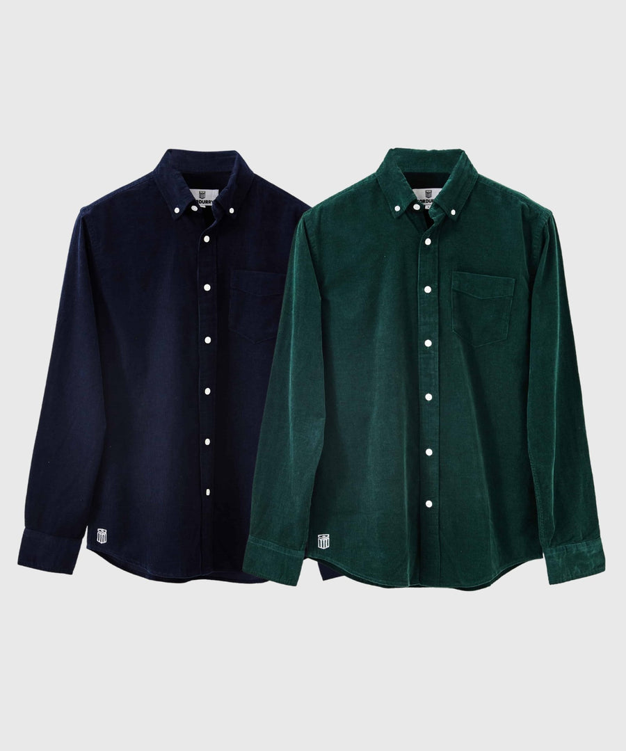 The Shirts 2-Pack | Navy + Bonsai - Cordurry