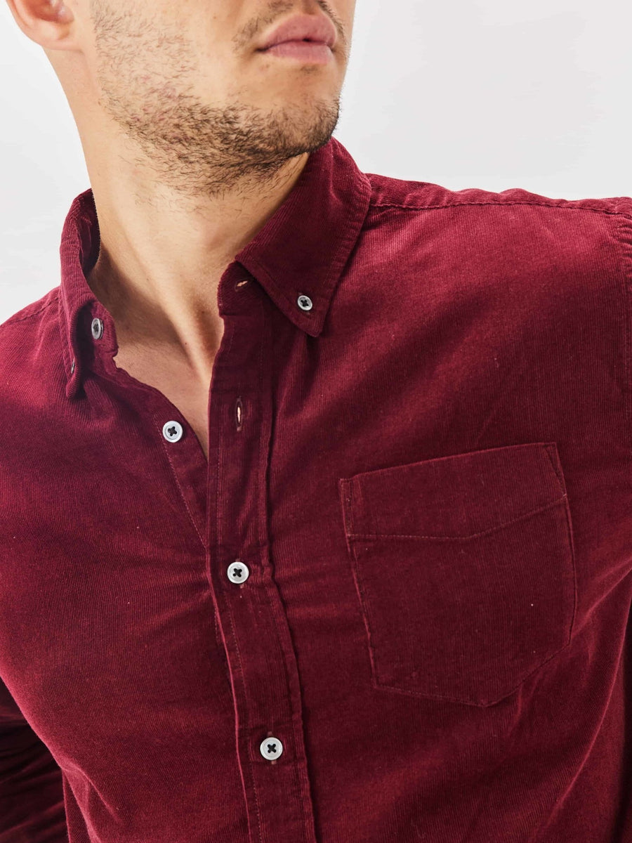 The Shirts 2-Pack | Navy + Cabernet - Cordurry